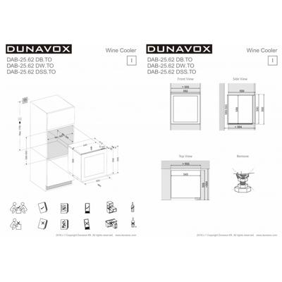 Винный шкаф Dunavox Dunavox DAB-25.62DW.TO арт. ZN-187302