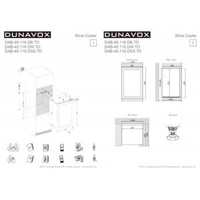Винный шкаф Dunavox Dunavox DAB-49.116DB.TO арт. ZN-187303