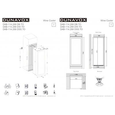 Винный шкаф Dunavox Dunavox DAB-114.288DW.TO арт. ZN-187311
