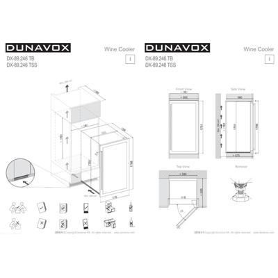 Винный шкаф Dunavox Dunavox DX-89.246TSS арт. ZN-187314