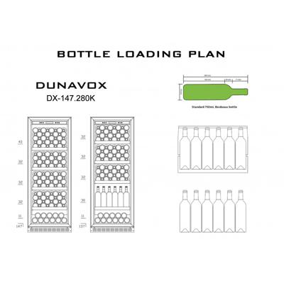Винный шкаф Dunavox Dunavox DX-147.280K арт. ZN-187337