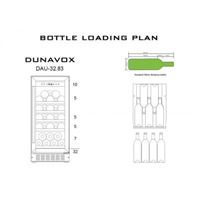 Винный шкаф Dunavox Dunavox DAU-32.83SS арт. ZN-187340