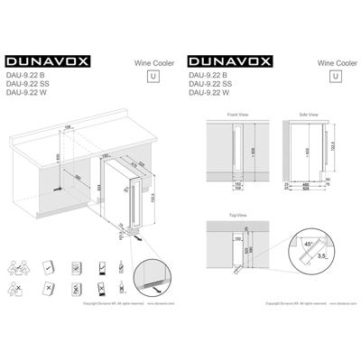 Винный шкаф Dunavox Dunavox DAU-9.22SS арт. ZN-187352