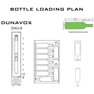 Винный шкаф Dunavox Dunavox DAU-9.22W арт. ZN-187353