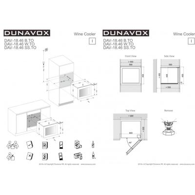 Винный шкаф Dunavox Dunavox DAV-18.46SS.TO арт. ZN-187364