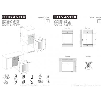 Винный шкаф Dunavox Dunavox DAV-32.81DSS.TO арт. ZN-187367