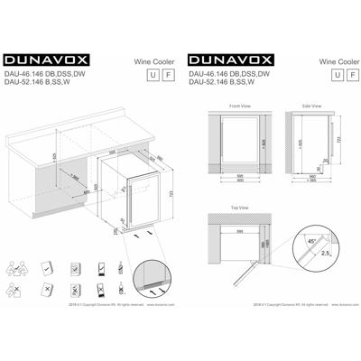 Винный шкаф Dunavox Dunavox DAU-39.121DB арт. ZN-187371