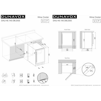 Винный шкаф Dunavox Dunavox DAU-46.145DB арт. ZN-187374