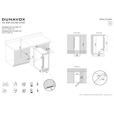 Винный шкаф Dunavox Dunavox DAUF-19.58SS арт. ZN-187427