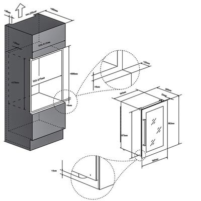 Винный шкаф MEYVEL Meyvel MV42-KBB2 арт. ZN-187514