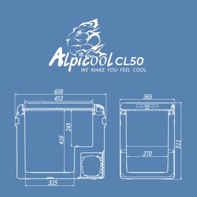 Автохолодильник Alpicool Alpicool CL50 (12/24) арт. ZN-187698