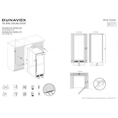 Винный шкаф Dunavox Dunavox DX-58.258DSS арт. ZN-270045