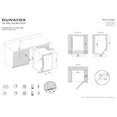 Винный шкаф Dunavox Dunavox DAUF-46.145DMB арт. ZN-324238