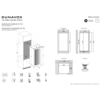 Винный шкаф Dunavox Dunavox DVH-70.185DSS.TO арт. ZN-324251