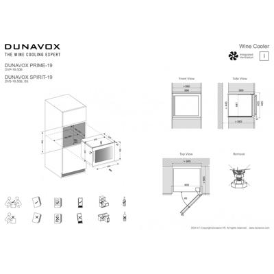 Винный шкаф Dunavox Dunavox DVS-19.50SS арт. ZN-324255