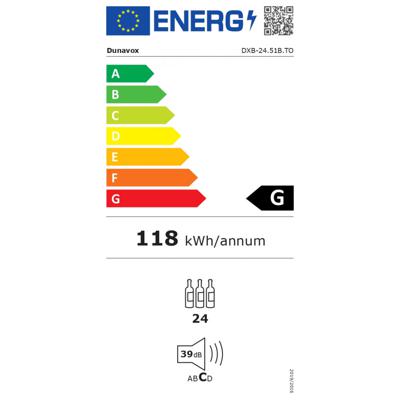 Винный шкаф Dunavox Dunavox DXB-24.51B.TO арт. ZN-328587