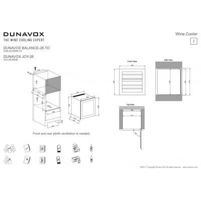 Винный шкаф Dunavox Dunavox DXB-26.69DB.TO арт. ZN-324261