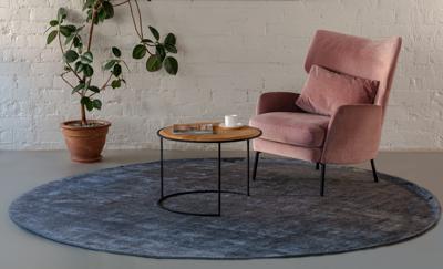 Ковер Carpet decor by Fargotex Ковер LINEN Dark Blue диаметр 250 см арт. C1206