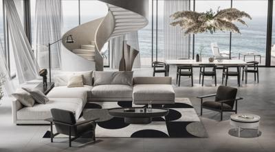 Ковер Carpet decor by Fargotex Ковер MONO white 160х230 см арт. C1246