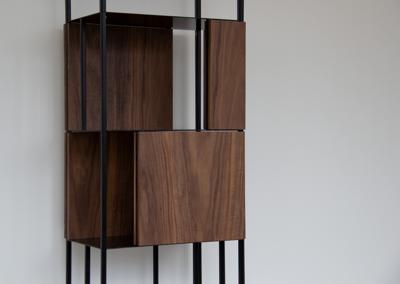 Панель Ellipsefurniture Панель для стеллажа Stripe 38*35 см (орех) арт. HU010209110201