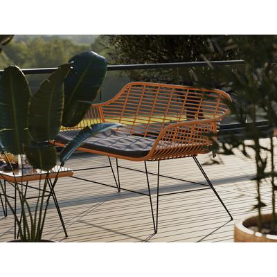 Комплект Bergenson Bjorn Кушетка vetle bent, 125х68х81 см, ротанг арт. BB0000480