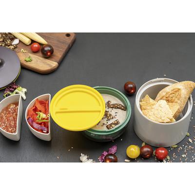 Емкости для хранения ЯЯЯ Ланч-бокс meals, 800 мл, светло-серый/зеленый арт. SS-TR-ABS-GRN-800