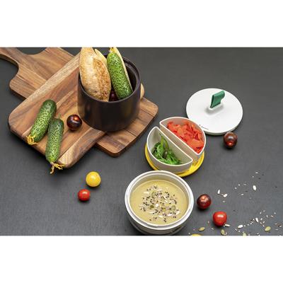 Емкости для хранения ЯЯЯ Ланч-бокс meals, 800 мл, темно-сливовый/светло-серый арт. SS-TR-ABS-PL-800