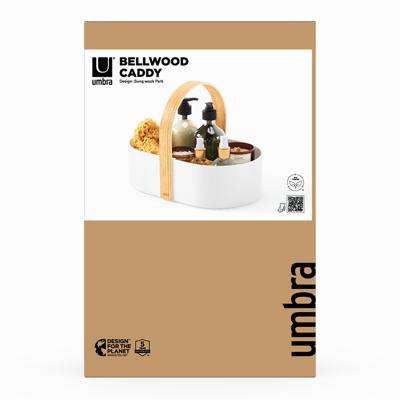 Остальные предметы Umbra Органайзер bellwood caddy, 30х23 см, белый/натуральное дерево арт. 1019130-668