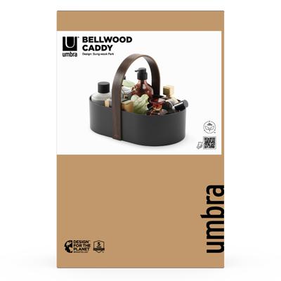 Остальные предметы Umbra Органайзер bellwood caddy, 30х23 см, черный/орех арт. 1019130-048