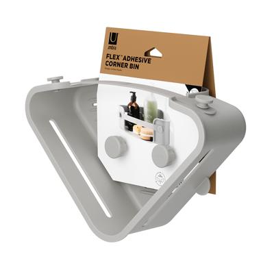 Остальные предметы Umbra Органайзер для душа угловой flex adhesive, серый арт. 1021299-918