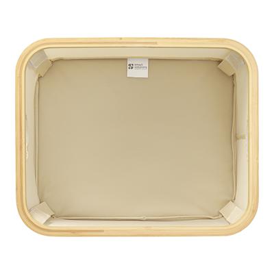 Остальные предметы ЯЯЯ Корзина для белья neat low, 40x33x20 см, молочная арт. SS0000154