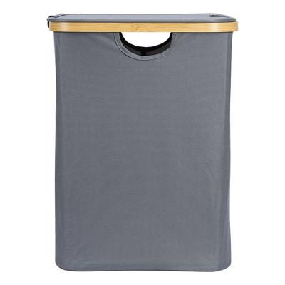 Остальные предметы ЯЯЯ Корзина для белья neat mid, 40x33x43 см, серая арт. SS0000152