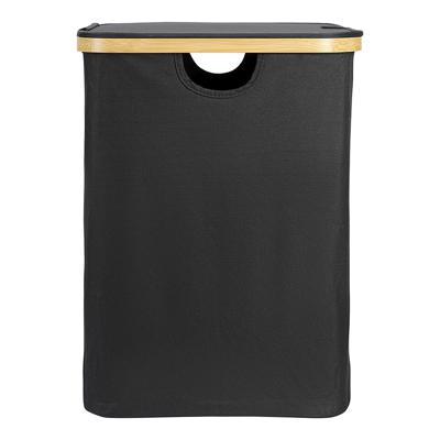 Остальные предметы ЯЯЯ Корзина для белья neat mid, 40x33x43 см, черная арт. SS0000153