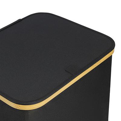 Остальные предметы ЯЯЯ Корзина для белья neat mid, 40x33x43 см, черная арт. SS0000153