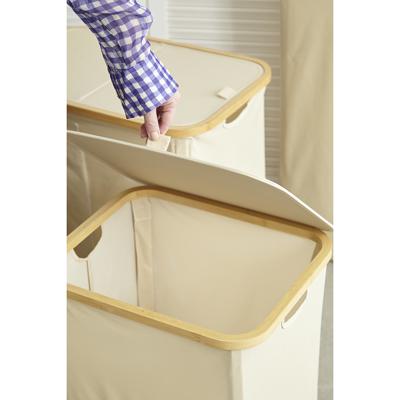 Остальные предметы ЯЯЯ Корзина для белья neat tall, 41х35х74 см, молочная арт. SS0000148