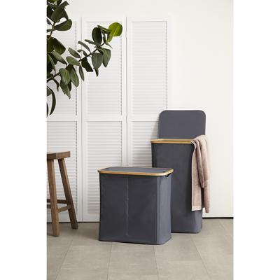 Остальные предметы ЯЯЯ Корзина для белья neat tall, 41х35х74 см, серая арт. SS0000149