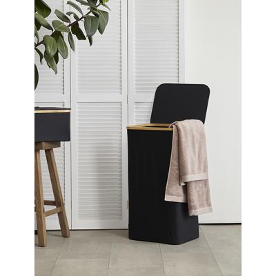 Остальные предметы ЯЯЯ Корзина для белья neat tall, 41х35х74 см, черная арт. SS0000150
