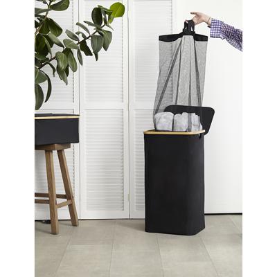 Остальные предметы ЯЯЯ Корзина для белья neat tall, 41х35х74 см, черная арт. SS0000150