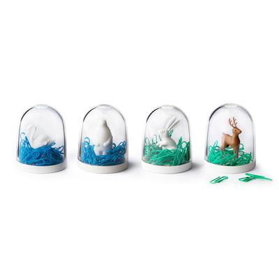 Держатель QUALY Держатель для скрепок bunny in the field арт. QL10130-WH