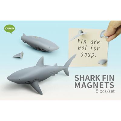 Набор QUALY Набор магнитов shark, 5 шт. арт. QL10341-GY