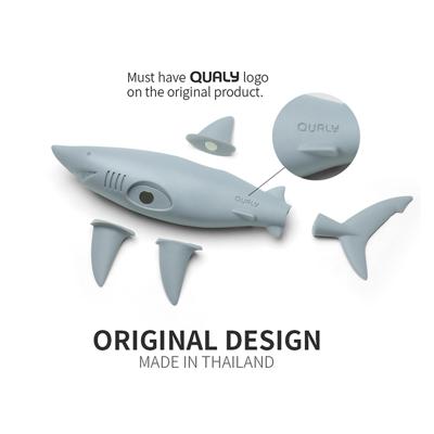 Набор QUALY Набор магнитов shark, 5 шт. арт. QL10341-GY