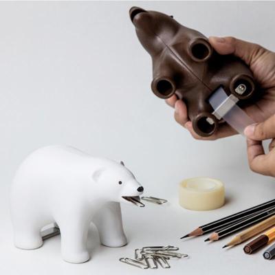 Диспенсер QUALY Диспенсер для скотча teddy bear, коричневый арт. QL10208-BN