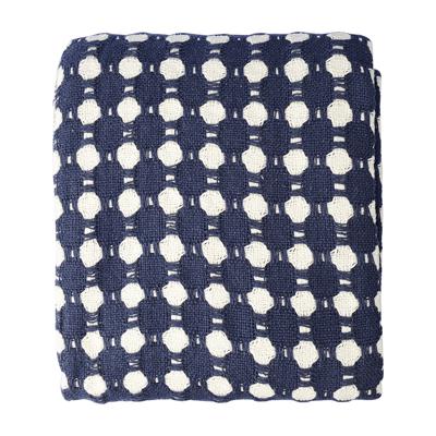 Остальные предметы Tkano Покрывало из хлопка polka dots темно-синего цвета из коллекции essential, 180х250 см арт. TK23-BS0012