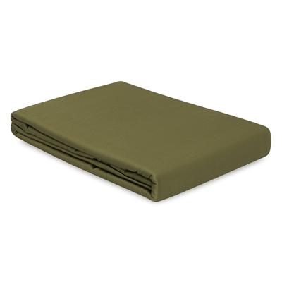 Остальные предметы Tkano Простыня на резинке из сатина из коллекции meditation, olive, 180х200х30 см арт. TK24-FS0038