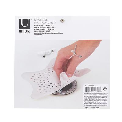 Аксессуары для ванной Umbra Фильтр для слива starfish, белый арт. 023014-660