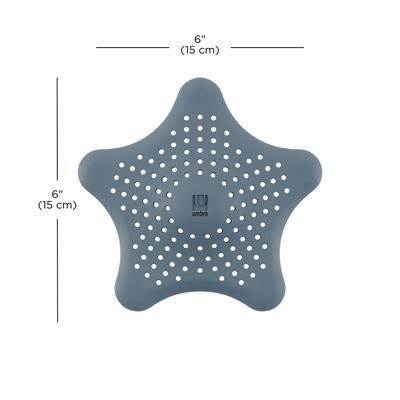 Аксессуары для ванной Umbra Фильтр для слива starfish, серо-голубой арт. 023014-1050