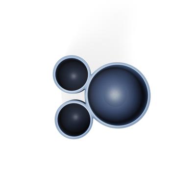 Аксессуары для ванной Umbra Стакан для зубных щеток touch, синий арт. 023271-1050