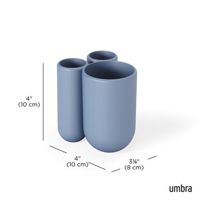 Аксессуары для ванной Umbra Стакан для зубных щеток touch, синий арт. 023271-1050