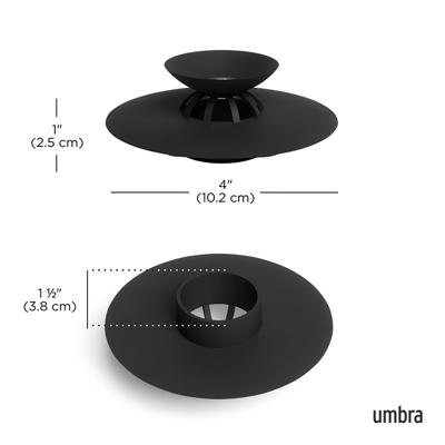 Аксессуары для ванной Umbra Фильтр для слива flex, черный арт. 023464-040