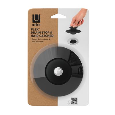 Аксессуары для ванной Umbra Фильтр для слива flex, черный арт. 023464-040